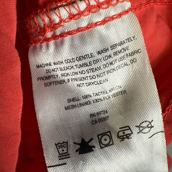 Columbia PFG Mens Size Large Button Front Shirt Red Omni Shade Long Sleeve Nylon - Picture 4 of 8